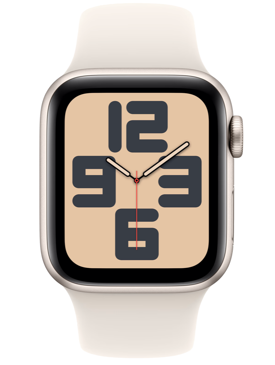 Apple Watch SE (2024) 4G 40mm Starlight Sportband S/M