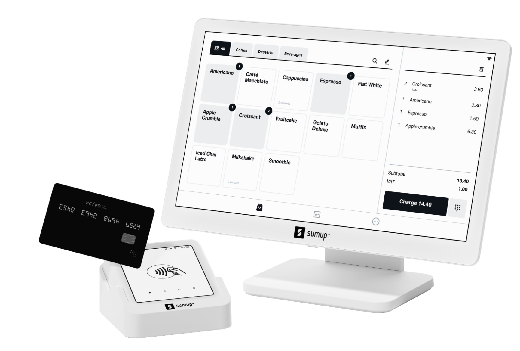 SumUp Point of Sale Lite + Solo Mobiel Pinapparaat