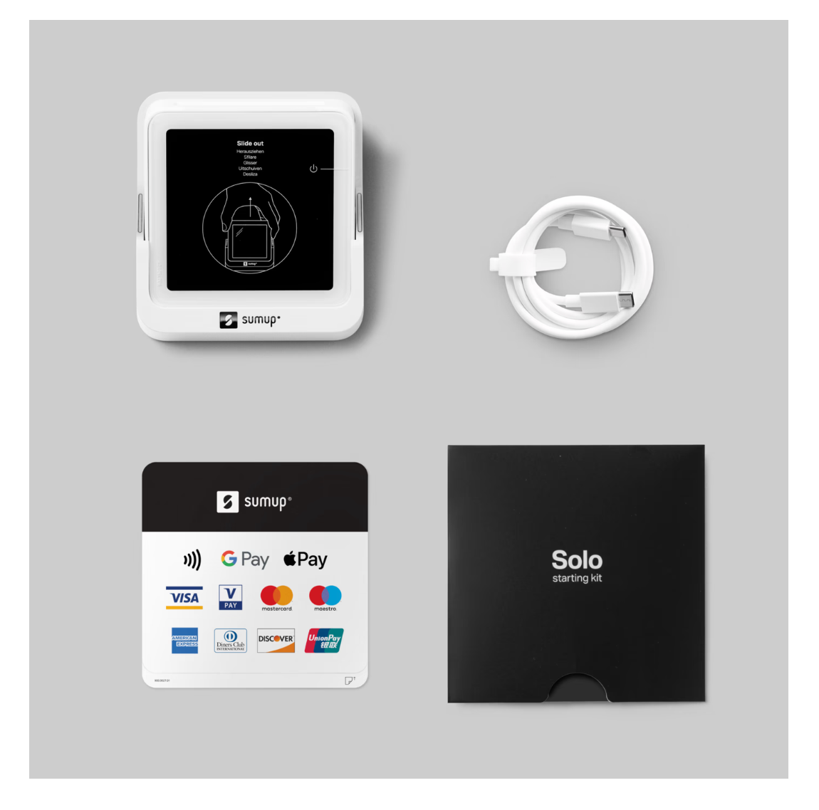 SumUp Solo +Charging Station