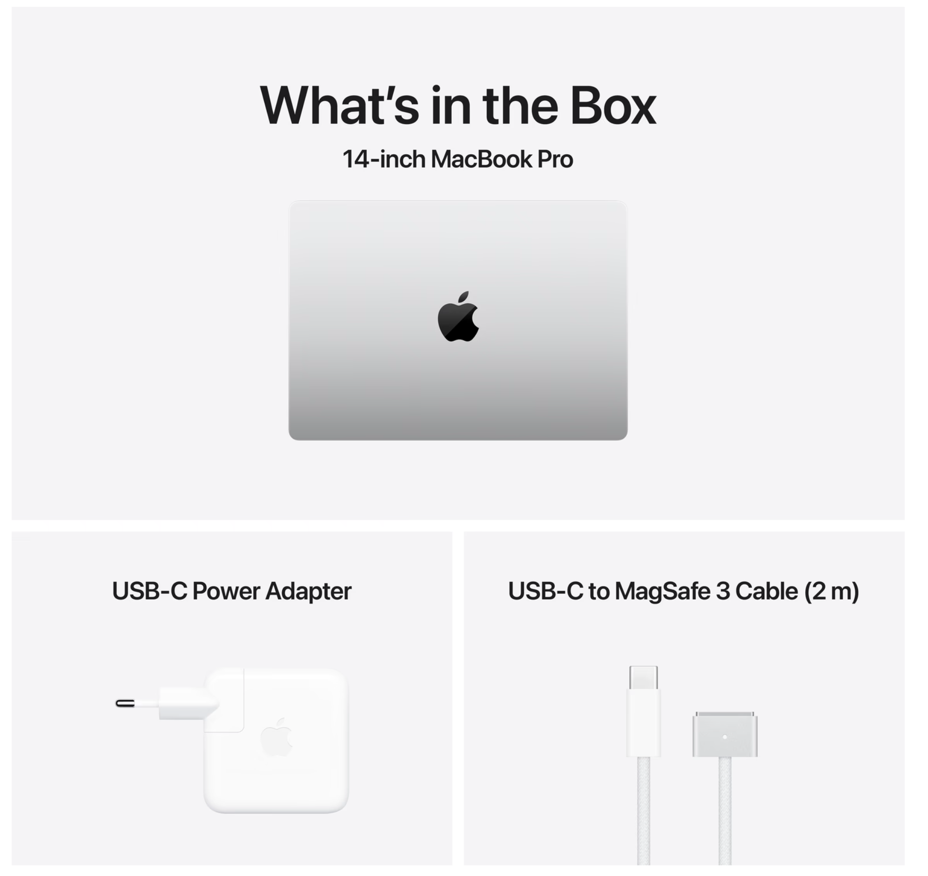Apple MacBook Pro 14 inch (2024) M4 (10 core CPU/10 core GPU) 16GB/1TB Zilver QWERTY