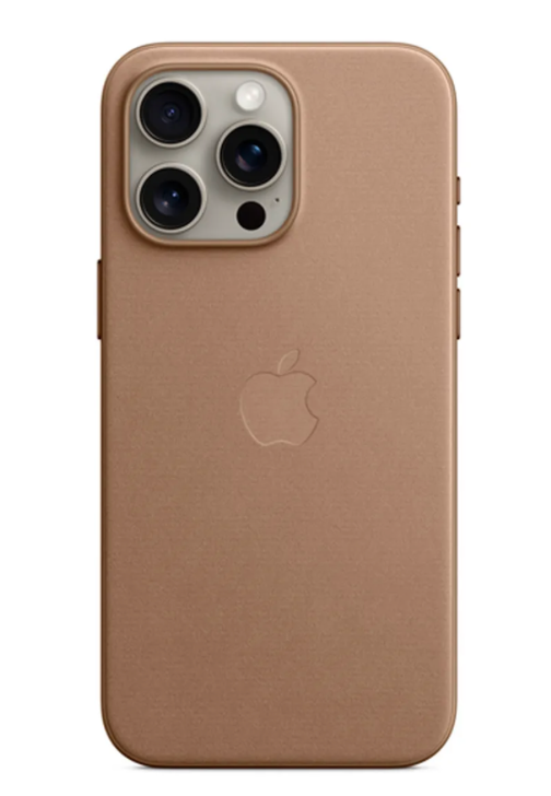 Apple MT4W3ZM/A MagSafe Textiel Back Cover Bruin Apple iPhone 15 Pro Max