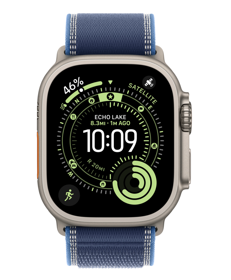 Apple Watch Ultra 3 Cellular 49mm Natural Trail Band M/L