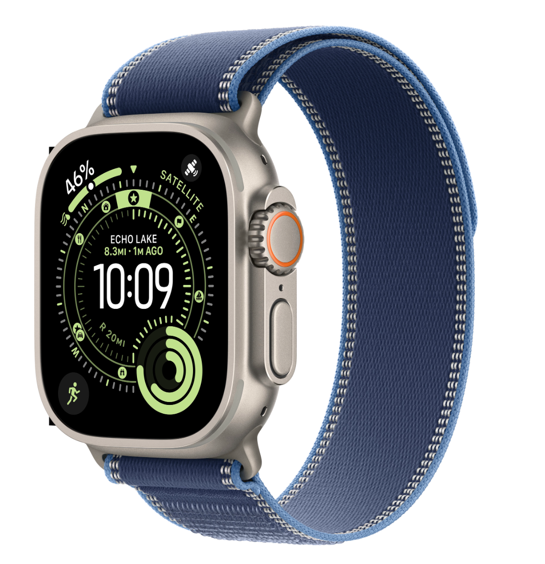 Apple Watch Ultra 3 Cellular 49mm Natural Trail Band M/L