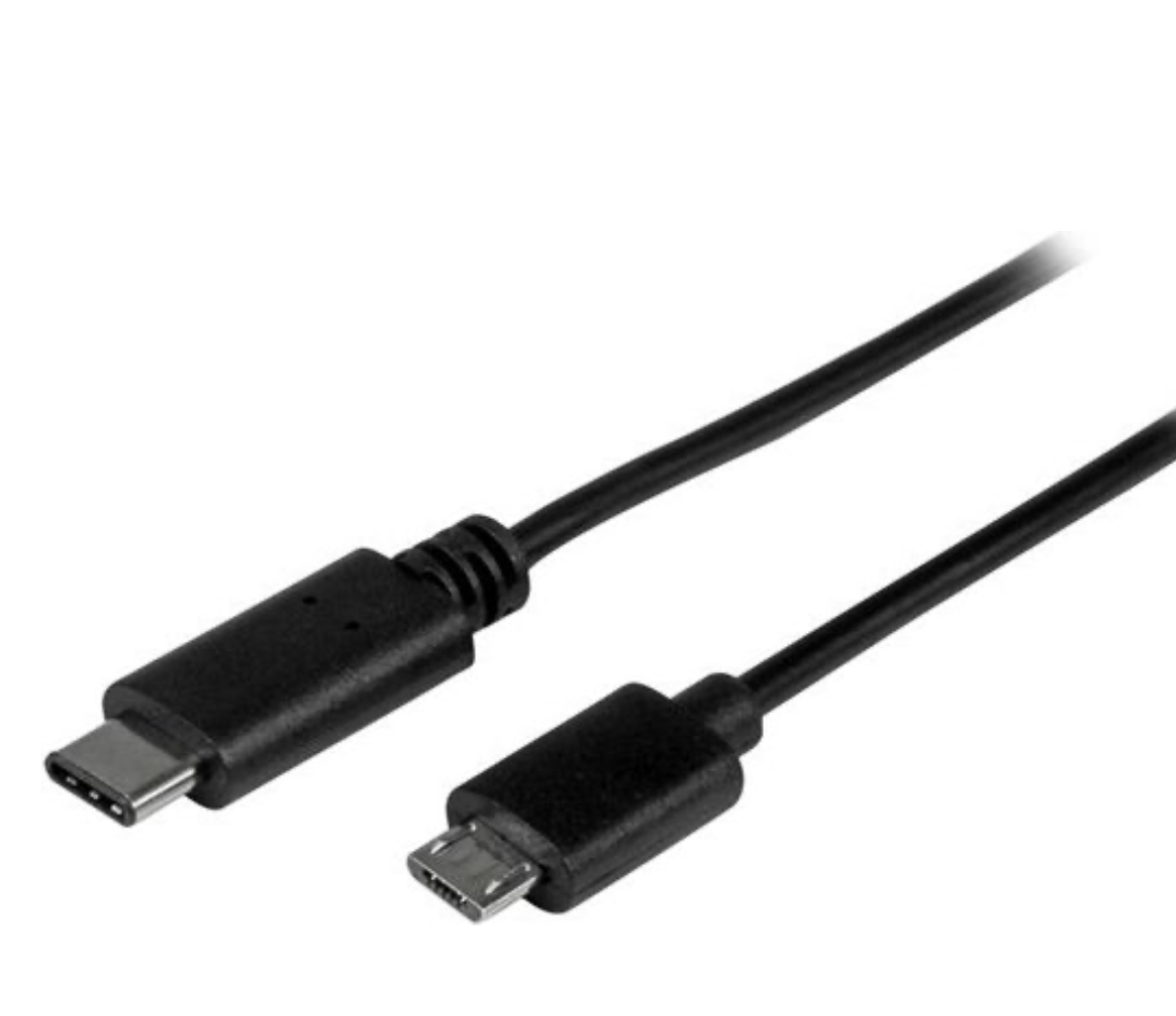 StarTech.com 2m USB-C naar Micro USB-B Kabel, USB 2.0, Type C naar Micro-B Data Transfer Kabel