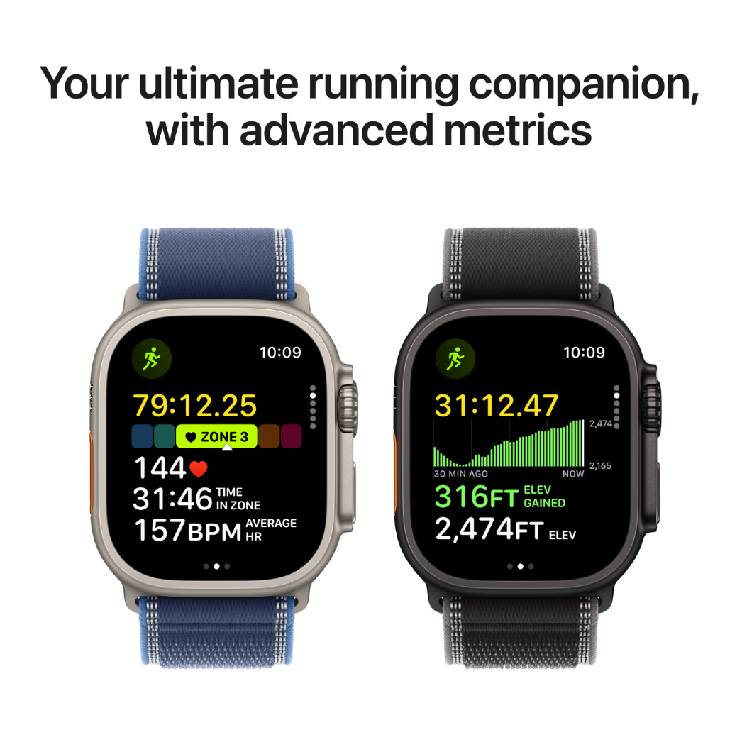 Apple Watch Ultra 3 Cellular 49mm Zwart Milanese Band M