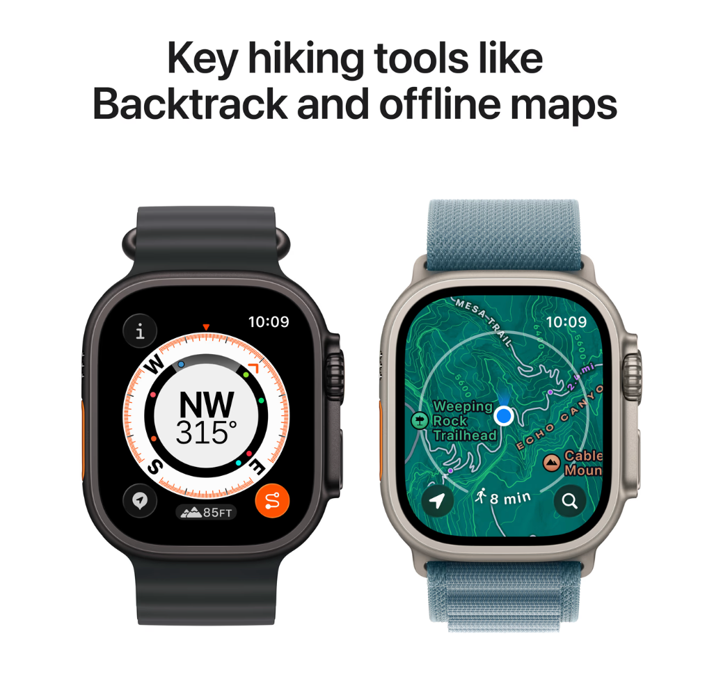 Apple Watch Ultra 3 Cellular 49mm Zwart Milanese Band M