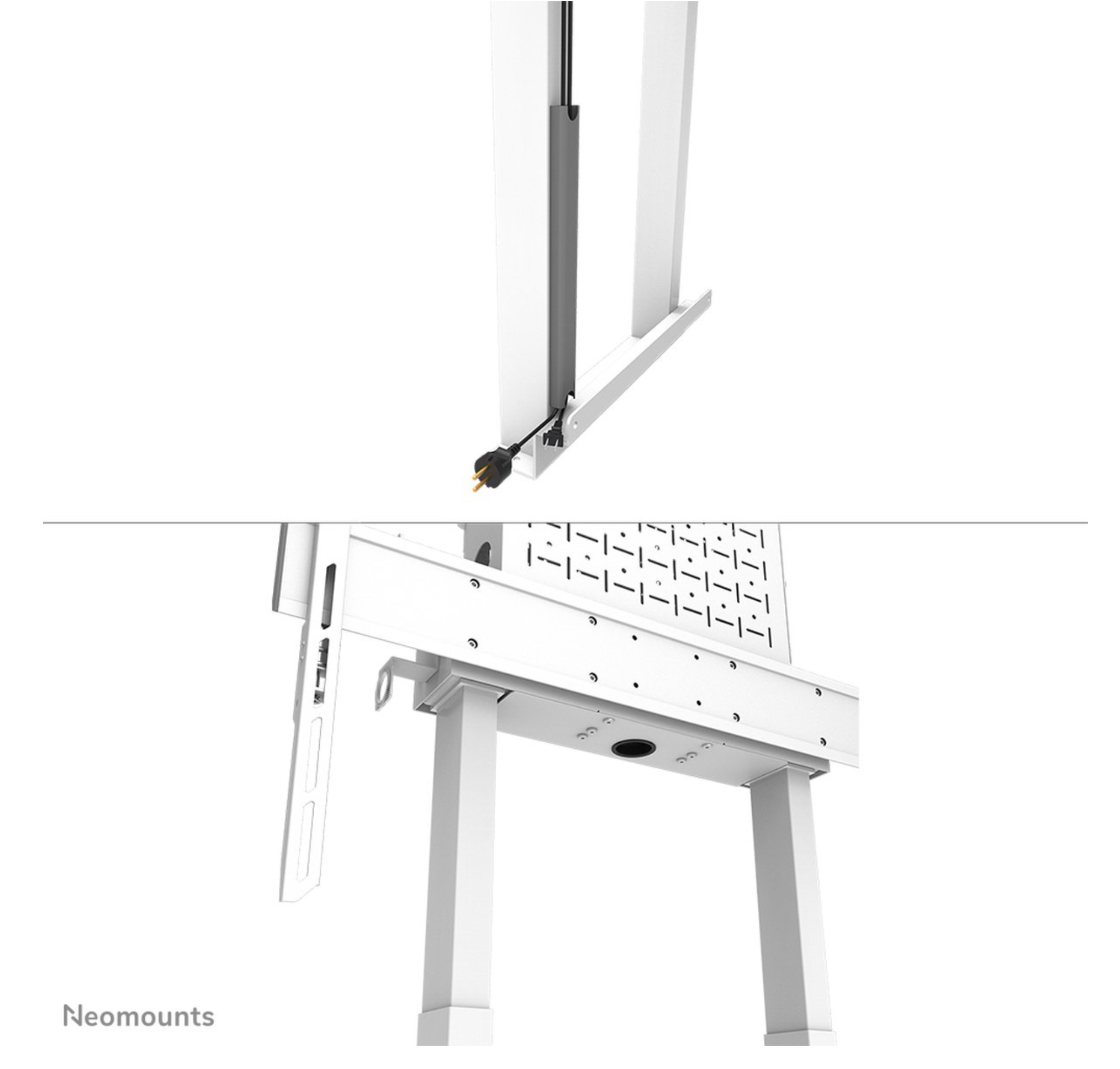 Neomounts WL55-875WH1 TV vloerstandaard 55-100" - wand - gemotoriseerd - TÜV