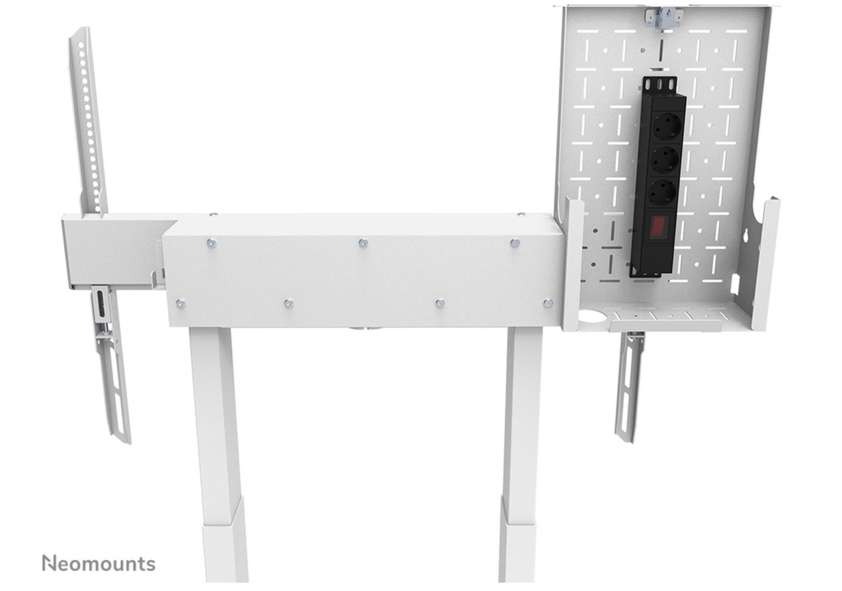 Neomounts WL55-875WH1 TV vloerstandaard 55-100" - wand - gemotoriseerd - TÜV