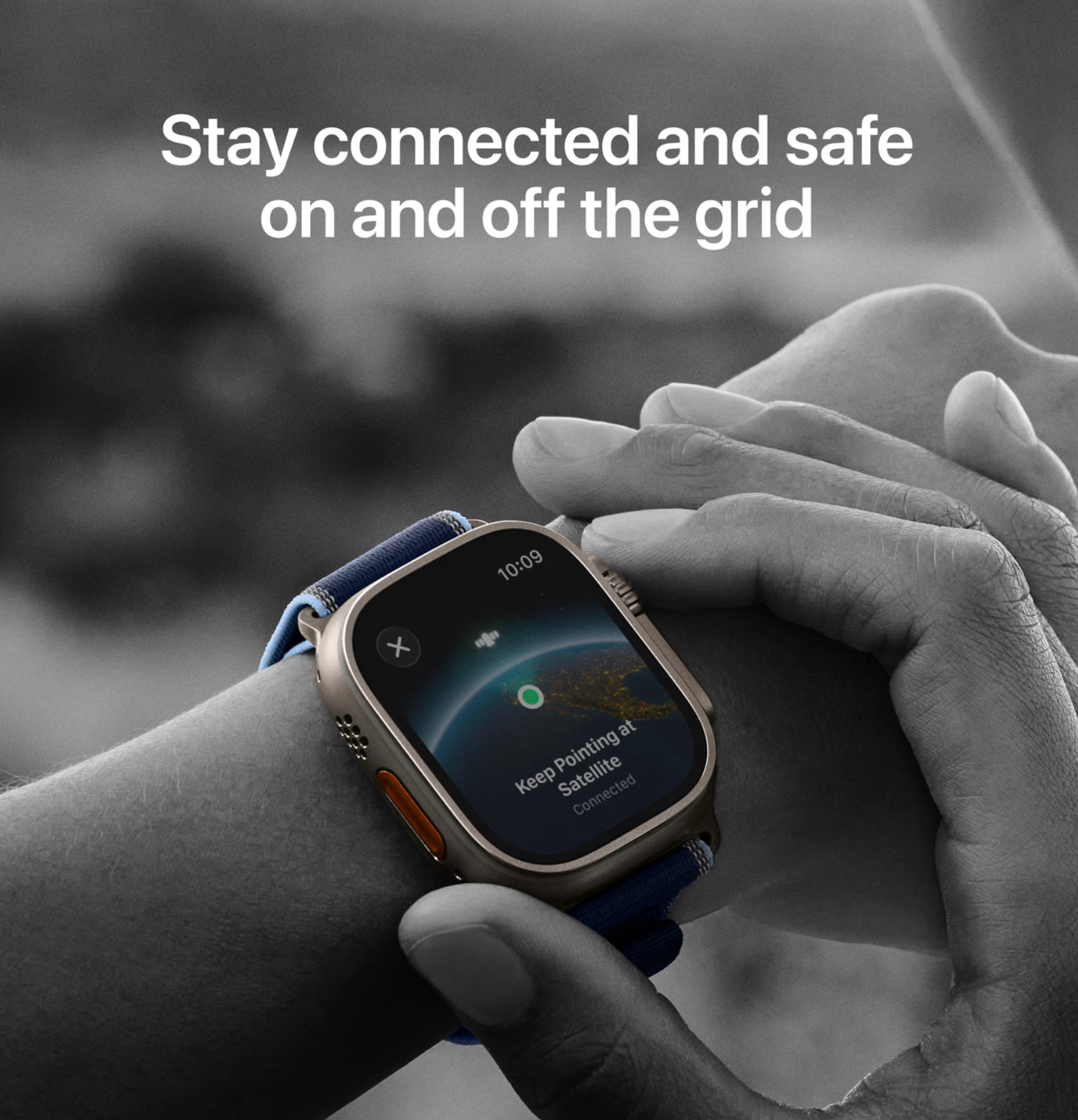 Apple Watch Ultra 3 Cellular 49mm Zwart Ocean Band