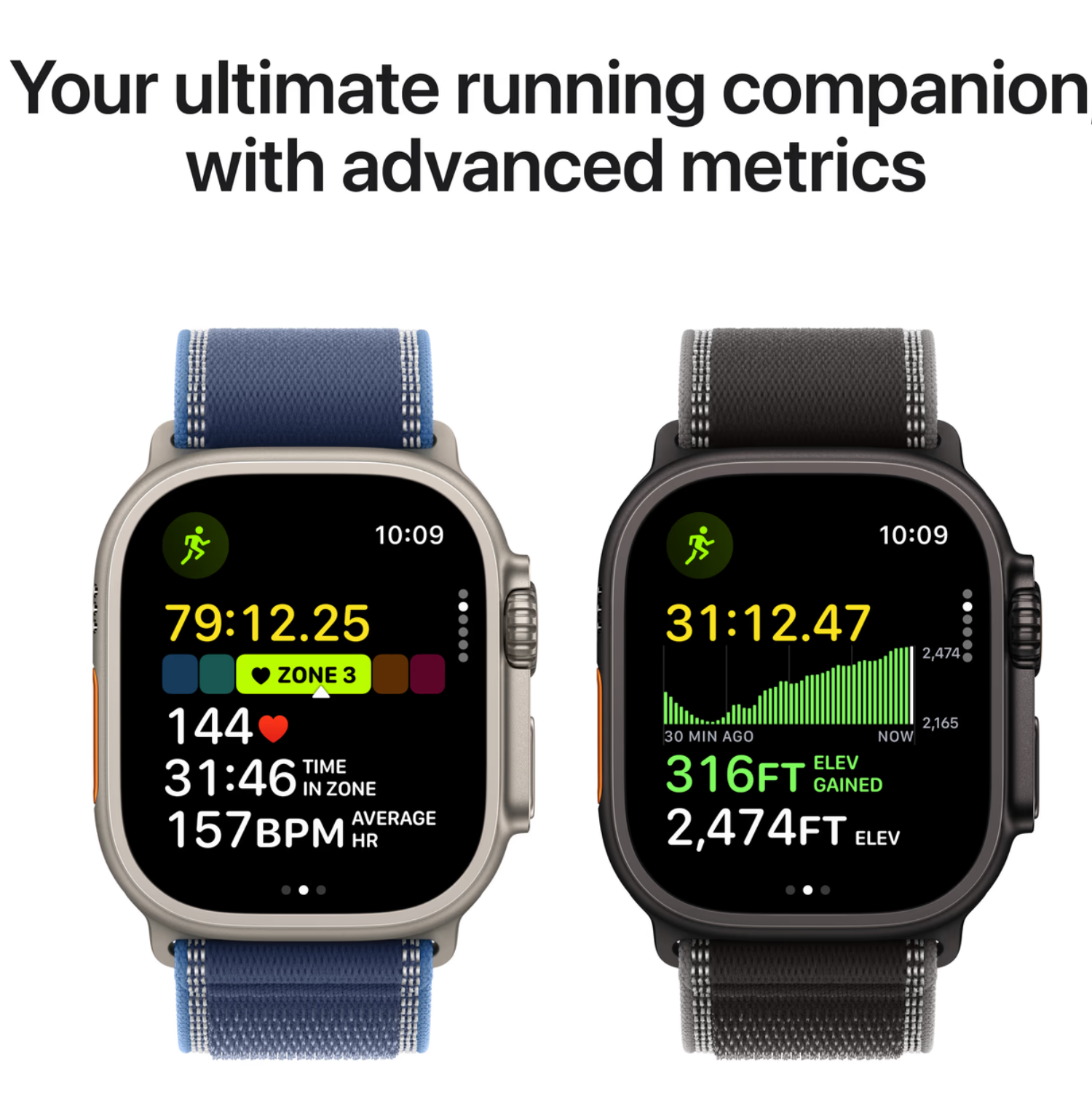 Apple Watch Ultra 3 Cellular 49mm Zwart Ocean Band