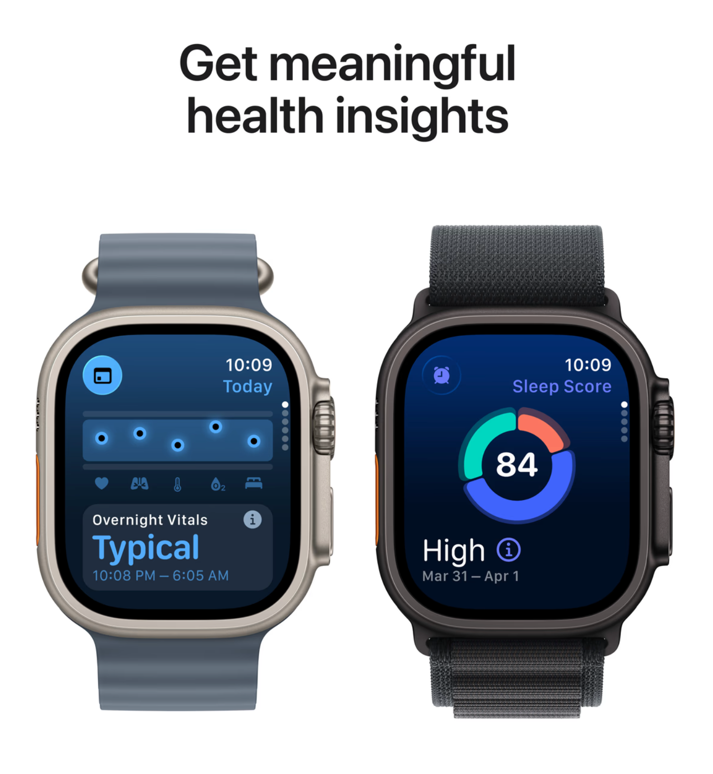 Apple Watch Ultra 3 Cellular 49mm Zwart Ocean Band