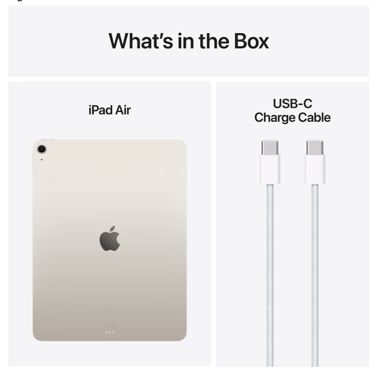 Apple iPad Air (2025) 11 inch 256GB Wifi + 5G Witgoud