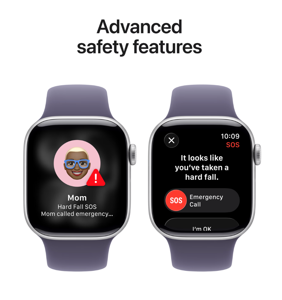 Apple Watch Series 11 42mm Zilver Sportband S/M