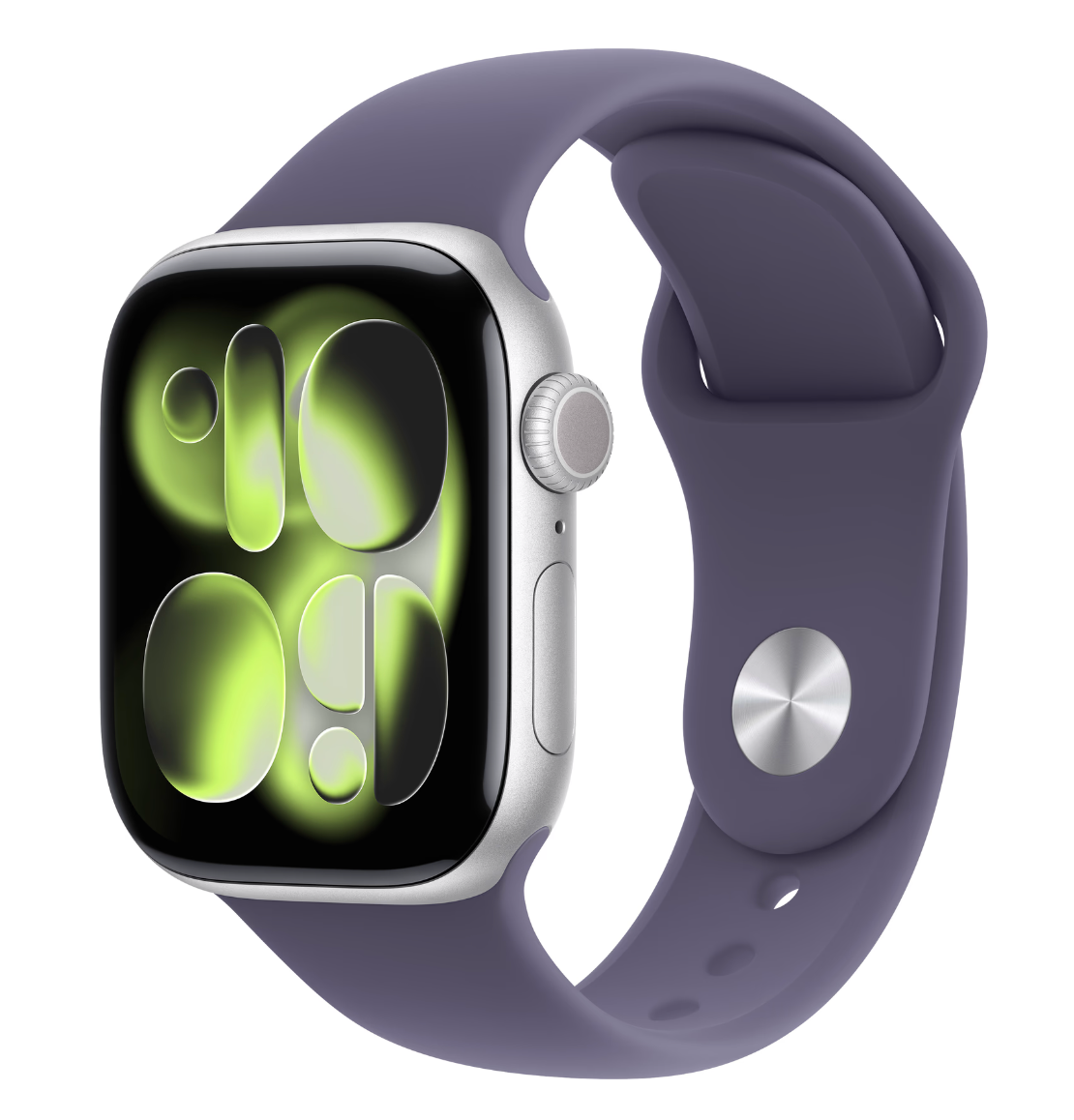 Apple Watch Series 11 42mm Zilver Sportband S/M