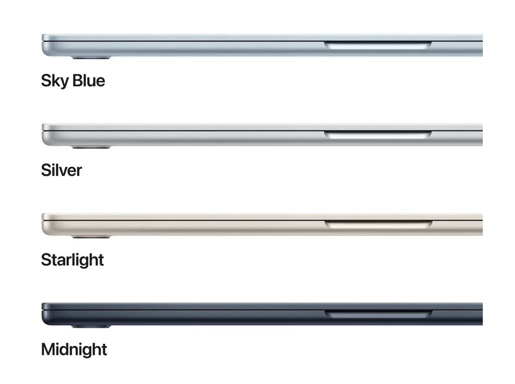 Apple MacBook Air 15 inch (2025) M4 (10 core CPU/10 core GPU) 16GB/512GB Zilver  QWERTY 