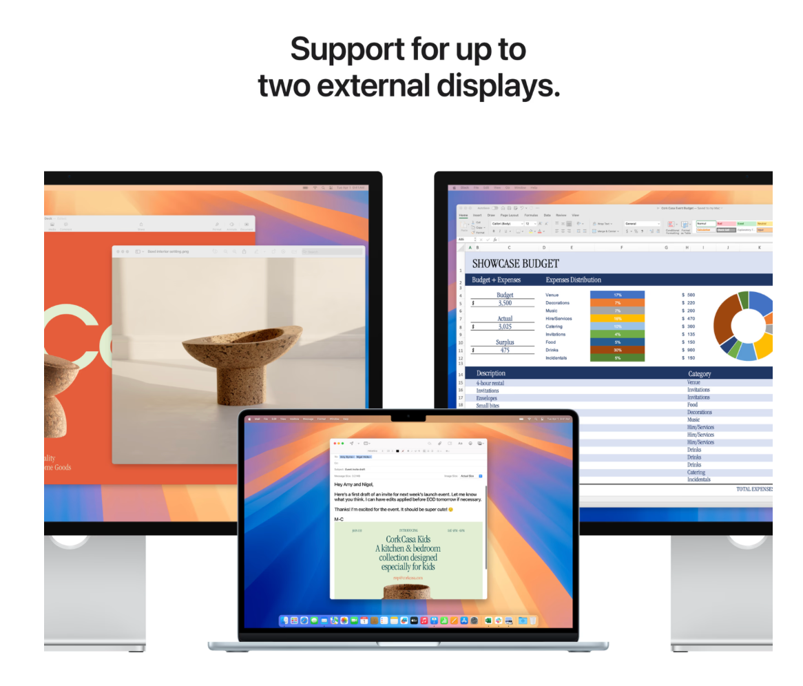 Apple MacBook Air 15 inch (2025) M4 (10 core CPU/10 core GPU) 16GB/512GB Zilver  QWERTY 