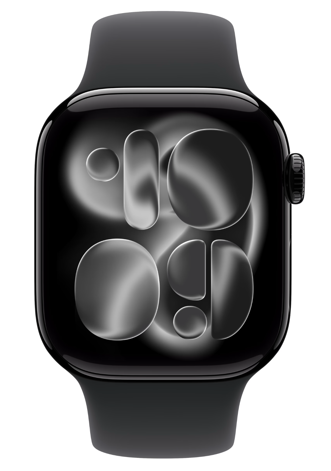 Apple Watch Series 11 42mm Zwart Sportband S/M