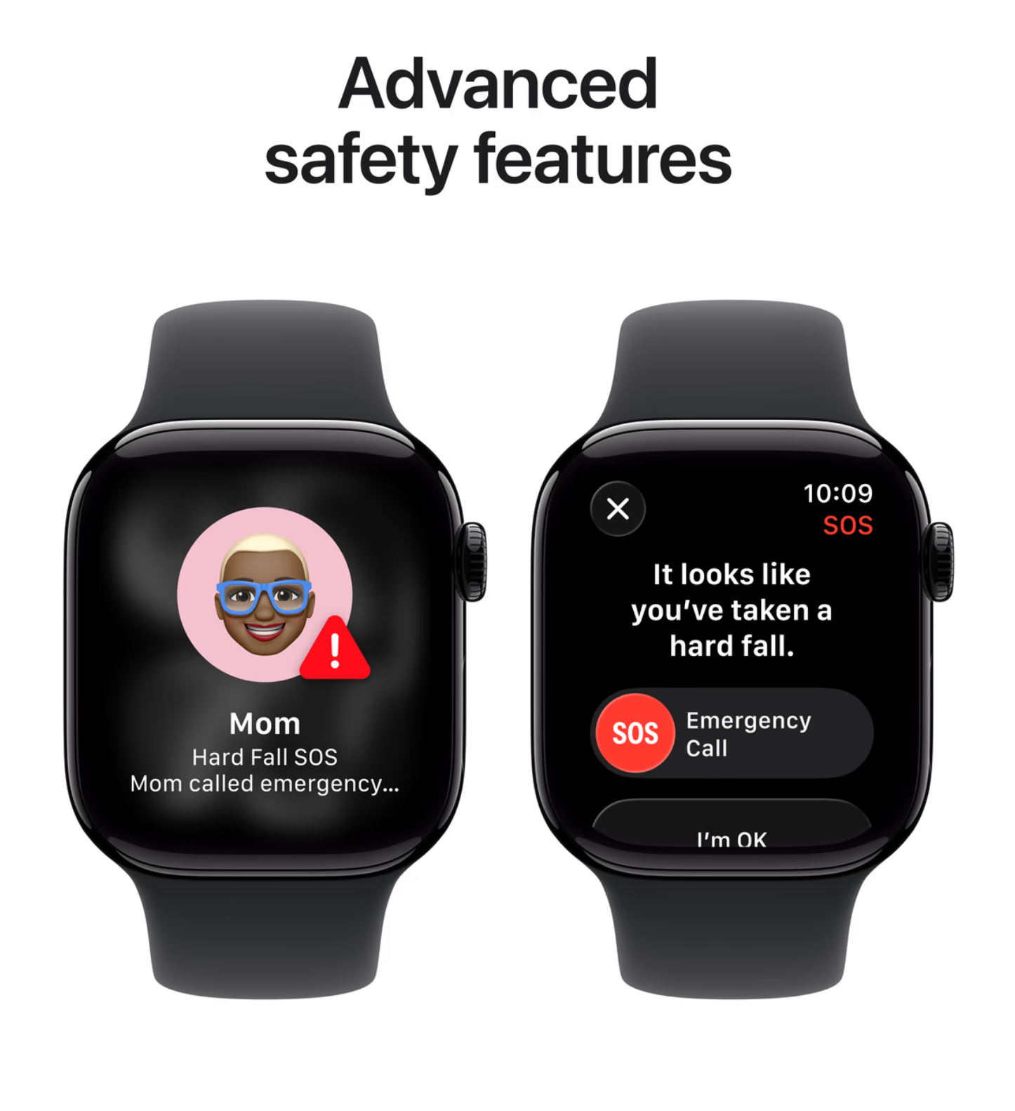 Apple Watch Series 11 42mm Zwart Sportband S/M