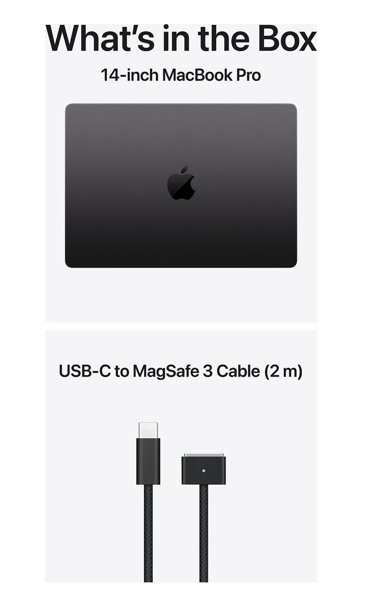 Apple MacBook Pro (2026) 14 inch M5 Pro (15CPU/16GPU) 24GB 2TB Space Black QWERTY