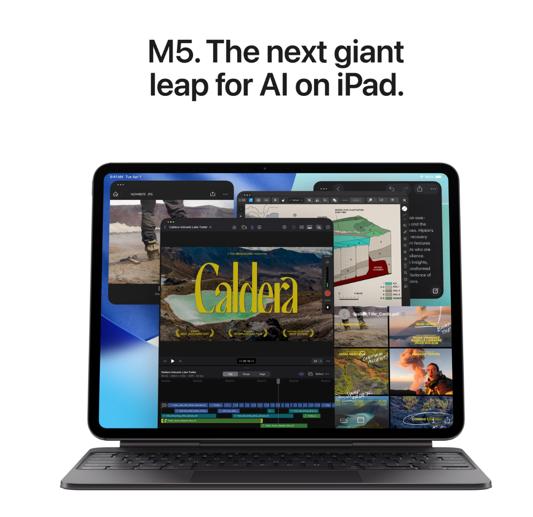 Apple iPad Pro (2025) 13", glas met nanotextuur, Wi-Fi + Cellular, 2TB opslag Zwart