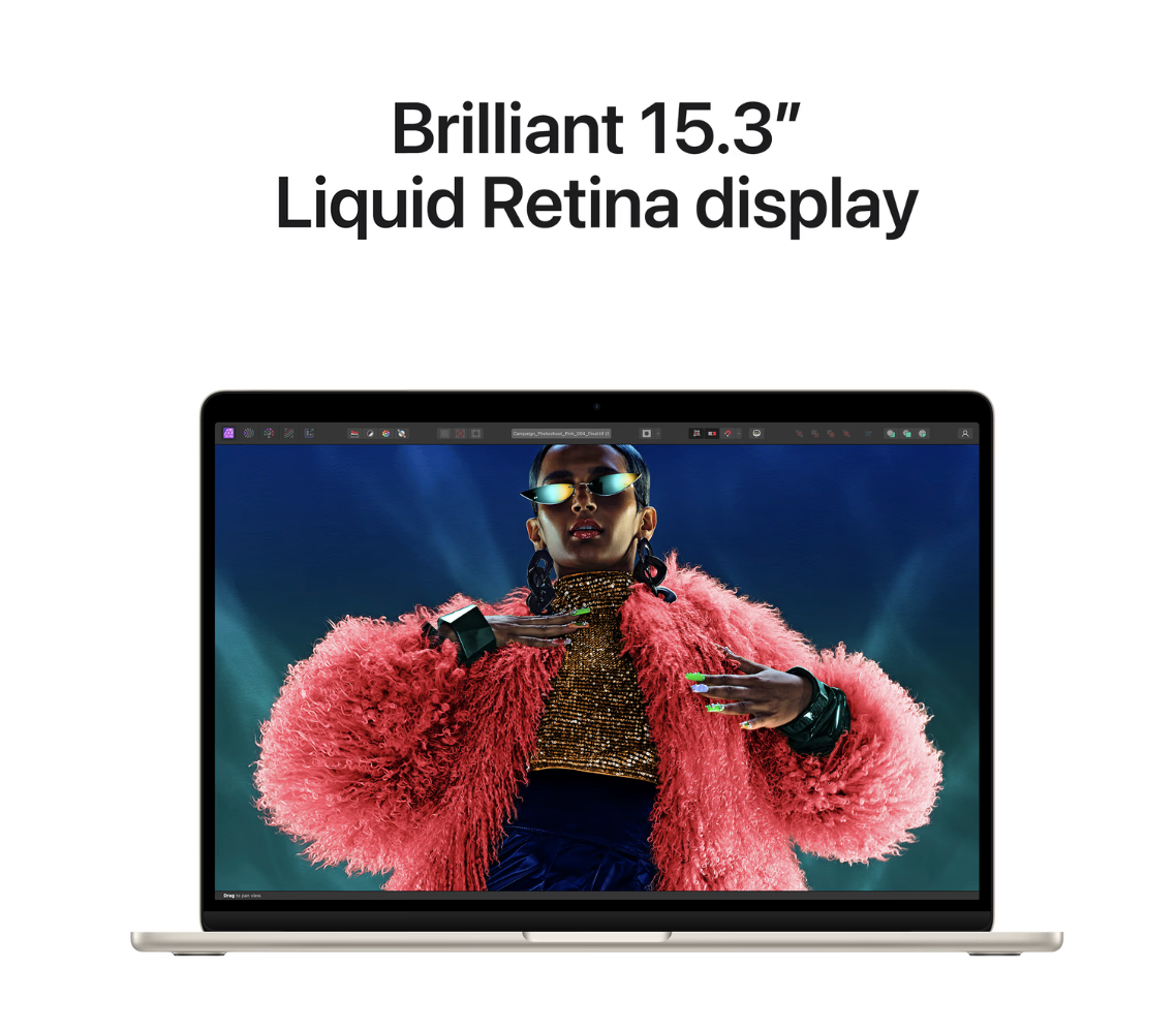 Apple MacBook Air 15 inch (2024) M3 (8/10) 24GB/512GB Sterrenlicht QWERTY