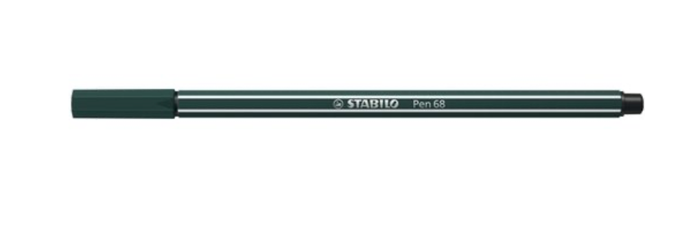 Stabilo viltstift Pen 68 aardegroen