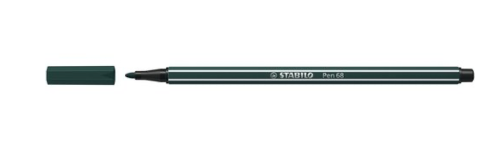 Stabilo viltstift Pen 68 aardegroen