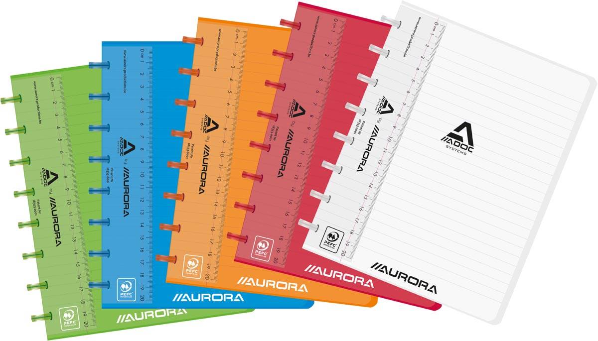 Adoc schrift Colorlines ft A5, gelijnd