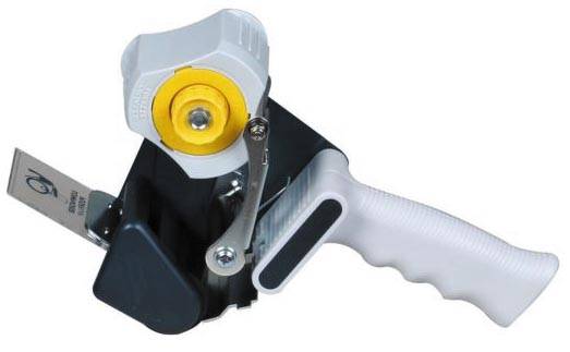 Afroller voor verpakkingstape, 75 mm, blauw