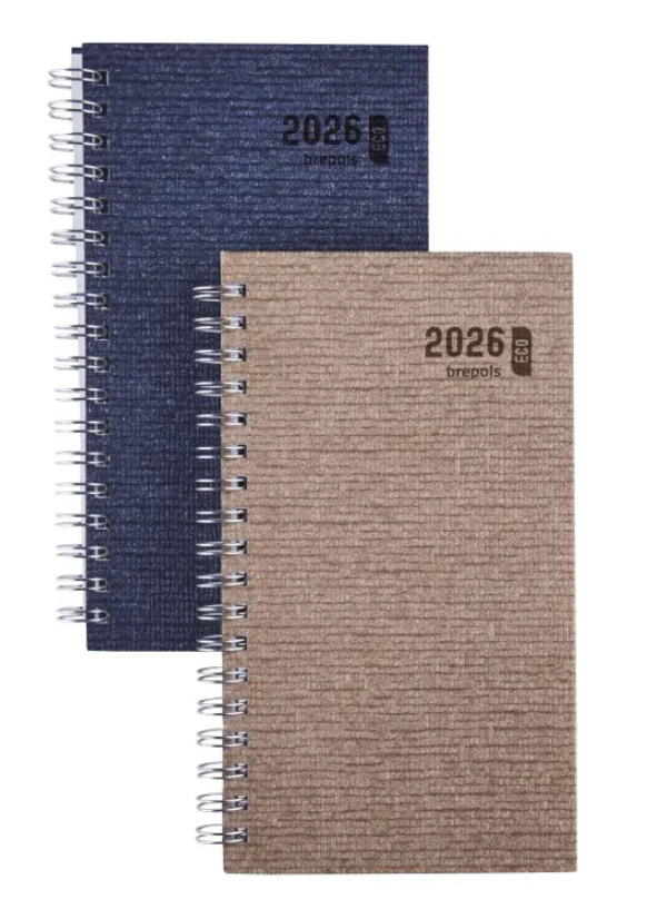 Brepols agenda Ecorama, Kazar, assorti, 2026, spiraalgebonden