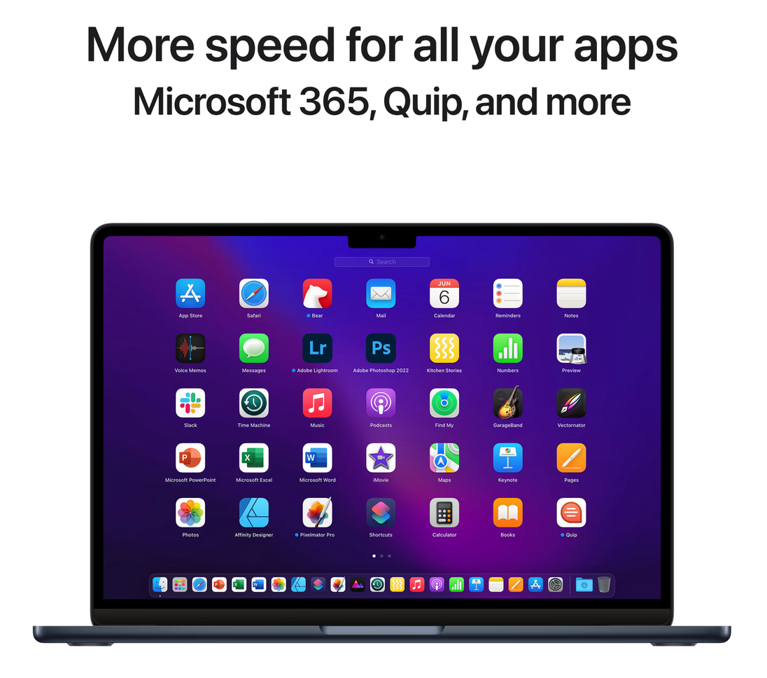 Apple MacBook Air (2022) M2 (8 core CPU/8 core GPU) 16GB/256GB Blauw, QWERTY