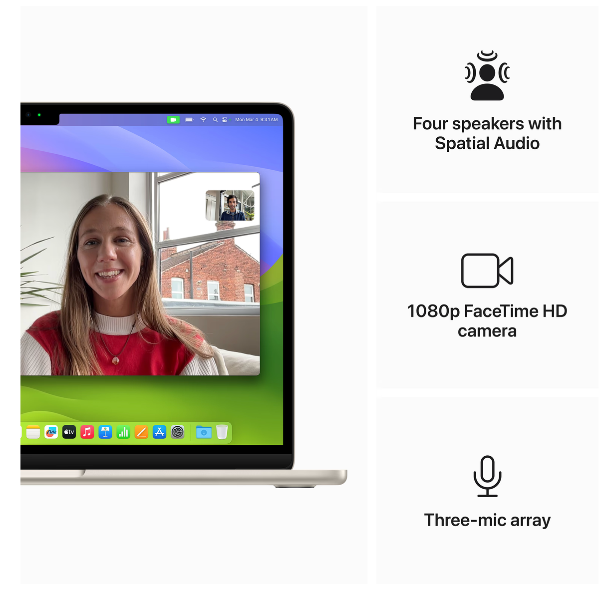 Apple MacBook Air 13 inch (2024) M3 8-core, 24GB ram, 10-core GPU, 512GB ssd, Sterrenlicht, QWERTY 