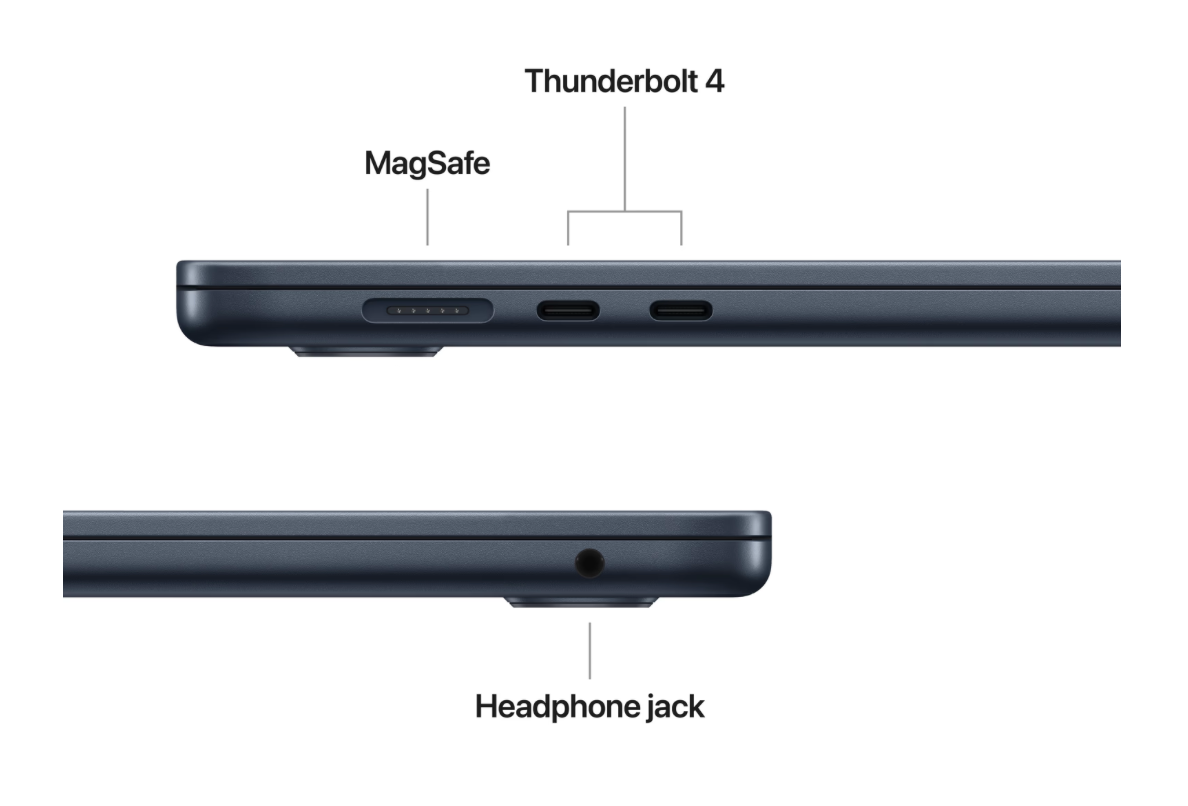 Apple MacBook Air 13 inch (2025) M4 (10 CPU/10 GPU) 24GB/512GB Middernacht QWERTY