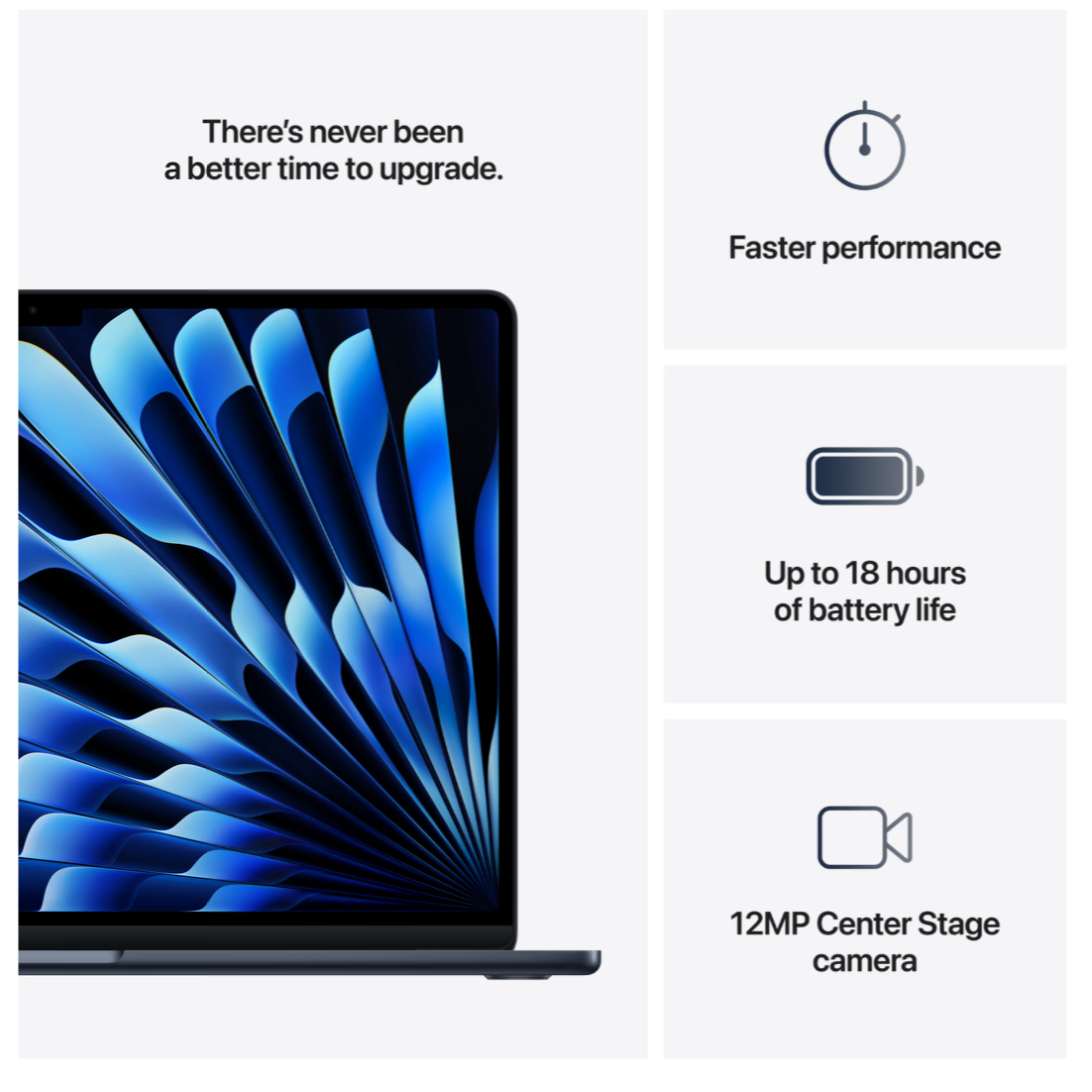 Apple MacBook Air 13 inch (2025) M4 (10 CPU/10 GPU) 24GB/512GB Middernacht QWERTY