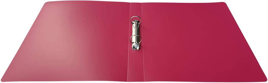Alpha ringmap, voor ft A4, uit PP, 2 ringen van 25 mm, roze