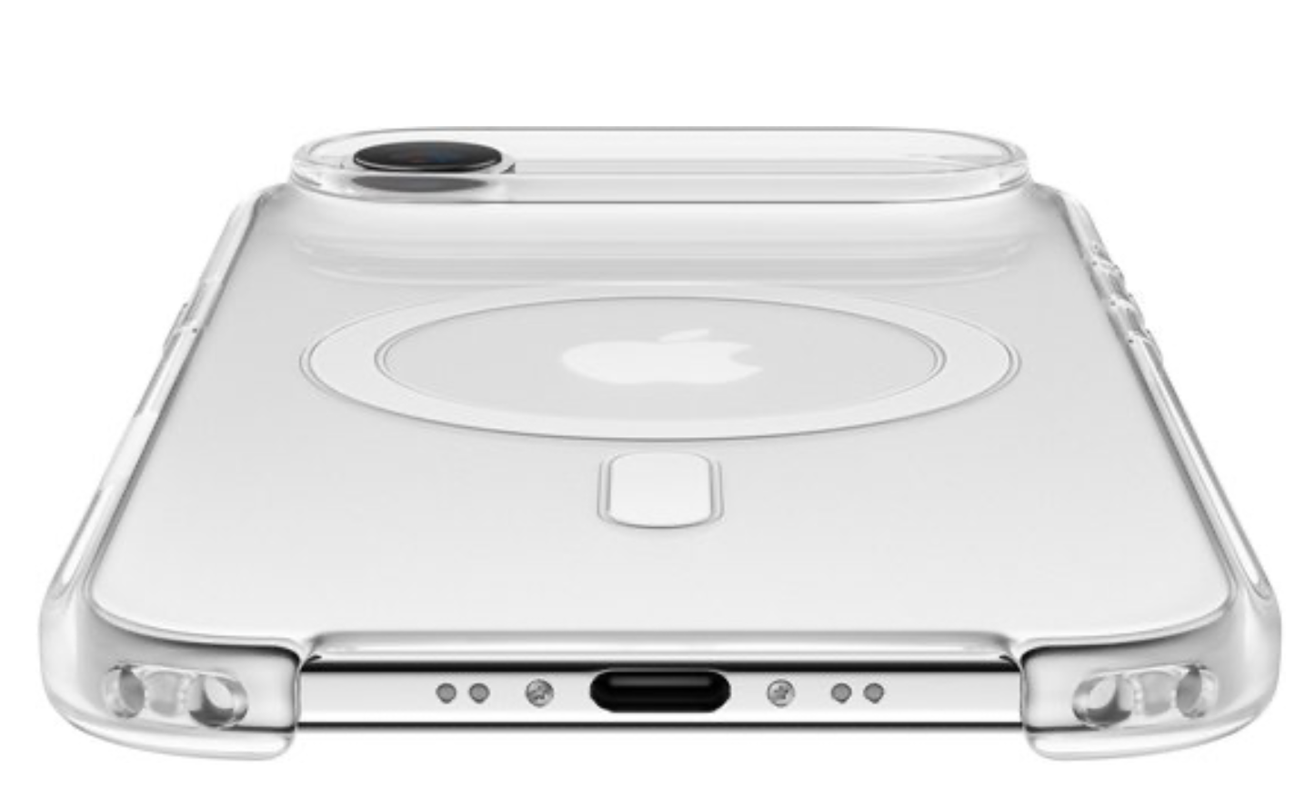 Apple MGH24ZM/A Transparante Hoes met geschikt voor MagSafe geschikt voor iPhone Air - Shadow