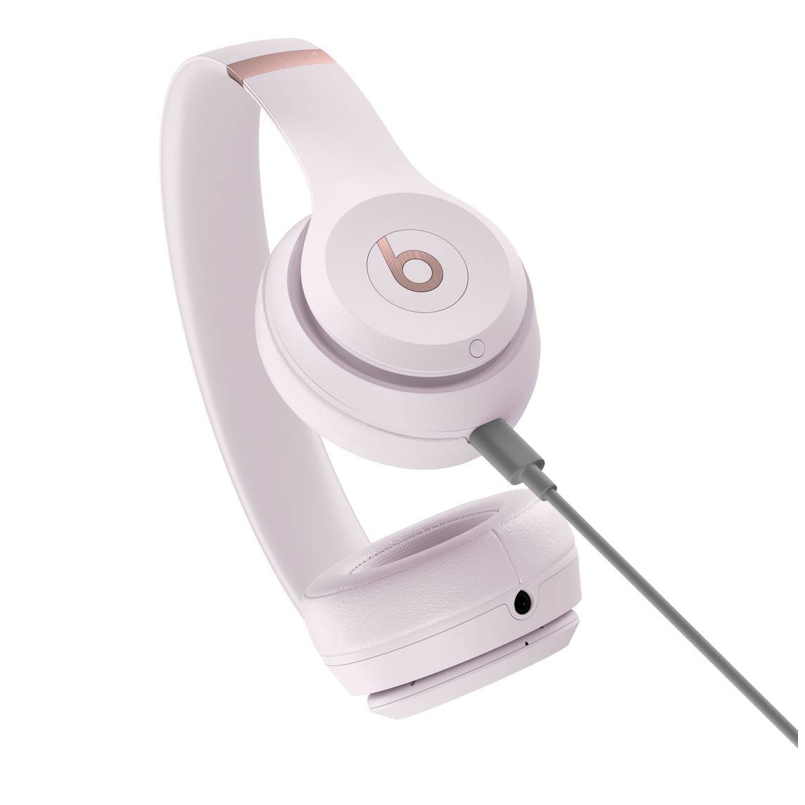 Apple Beats Solo 4 Hoofdtelefoons Bedraad en draadloos Hoofdband Oproepen/muziek USB Type-C Bluetooth Roze