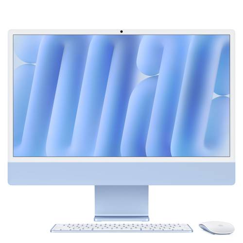 Apple iMac 24" Blauw (2024) M4 (8 core CPU/8 core GPU) 16GB/256GB, QWERTY