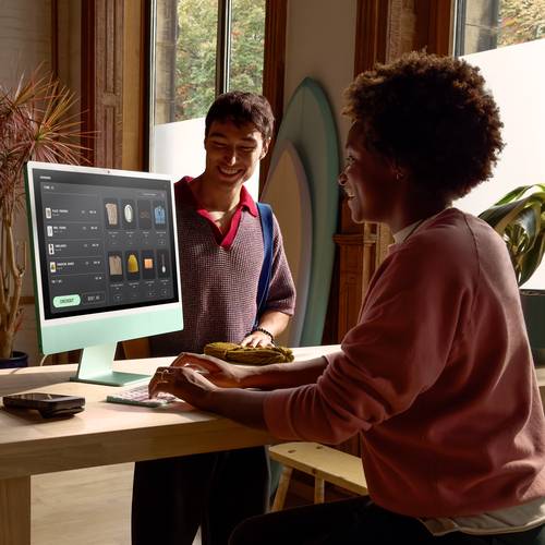 Apple iMac 24" Zilver (2024) – M4 chip, 10 CPU/GPU, 16GB/512GB SSD, QWERTY