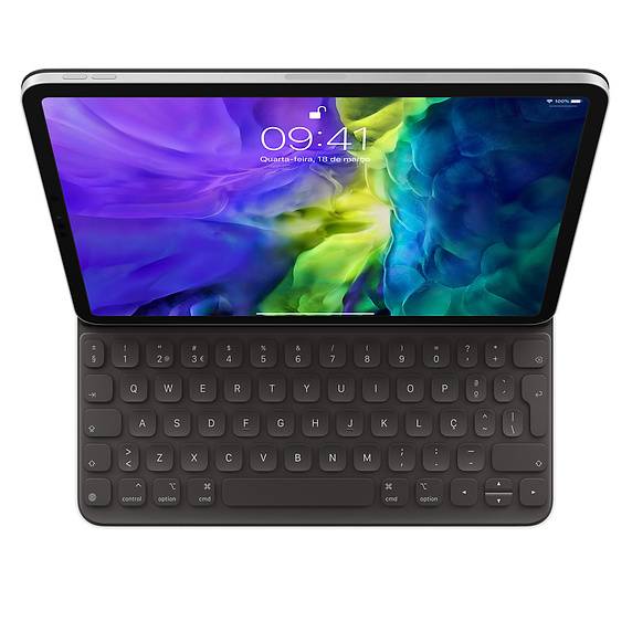 Apple MXNK2PO/A toetsenbord voor mobiel apparaat QWERTY Portugees Zwart