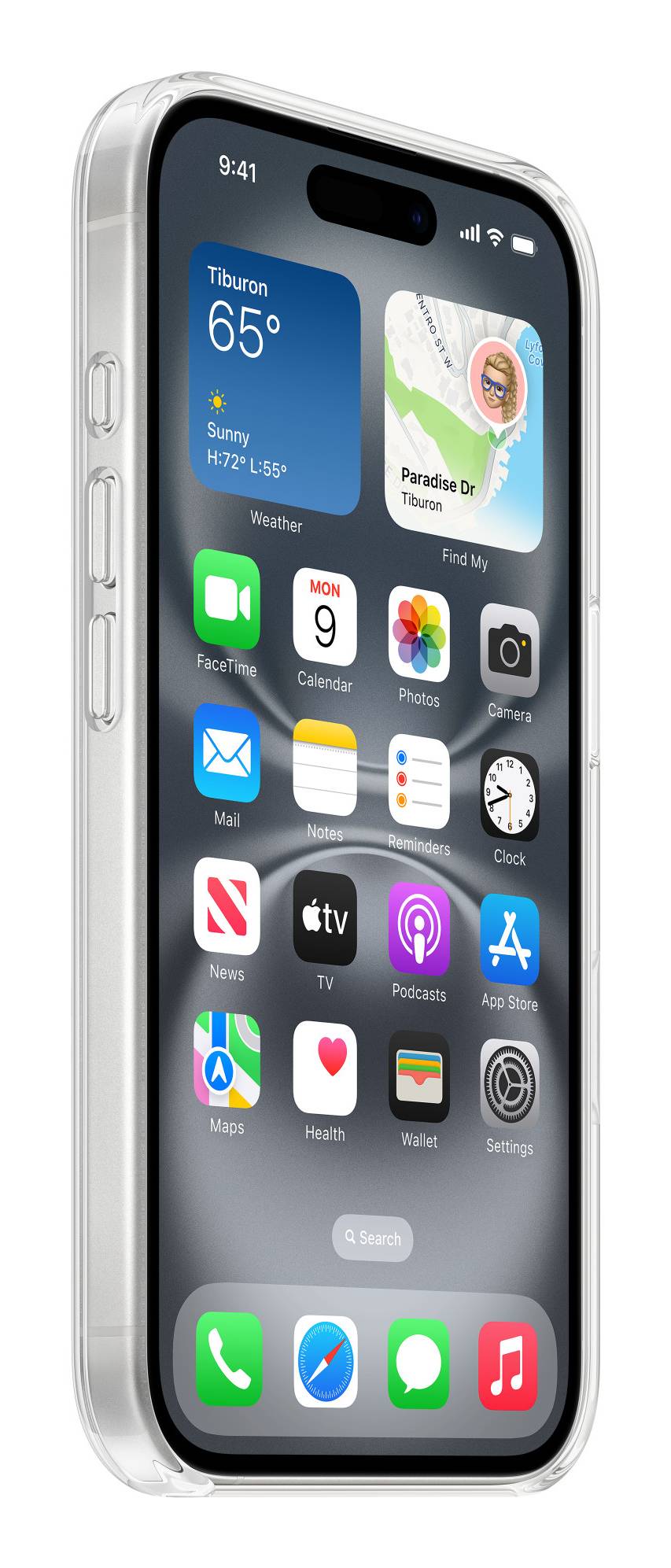 Apple Doorzichtig hoesje met MagSafe voor iPhone 16