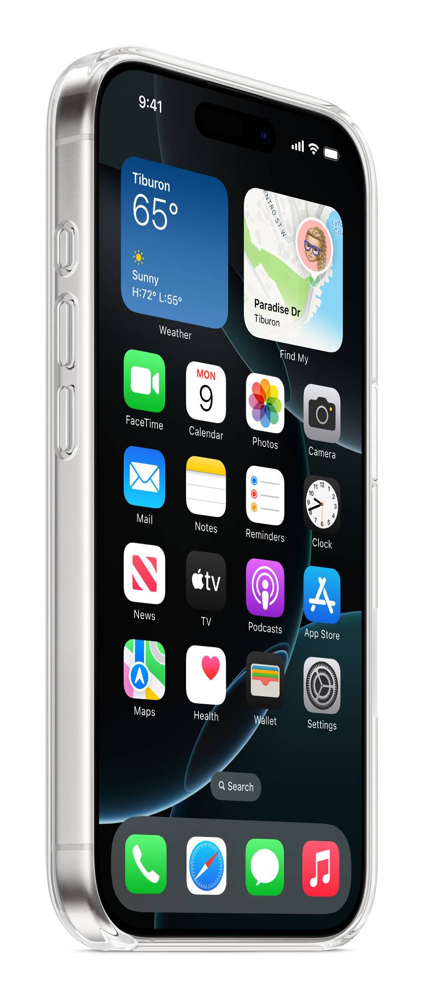 Apple Doorzichtig hoesje met MagSafe voor iPhone 16 Pro