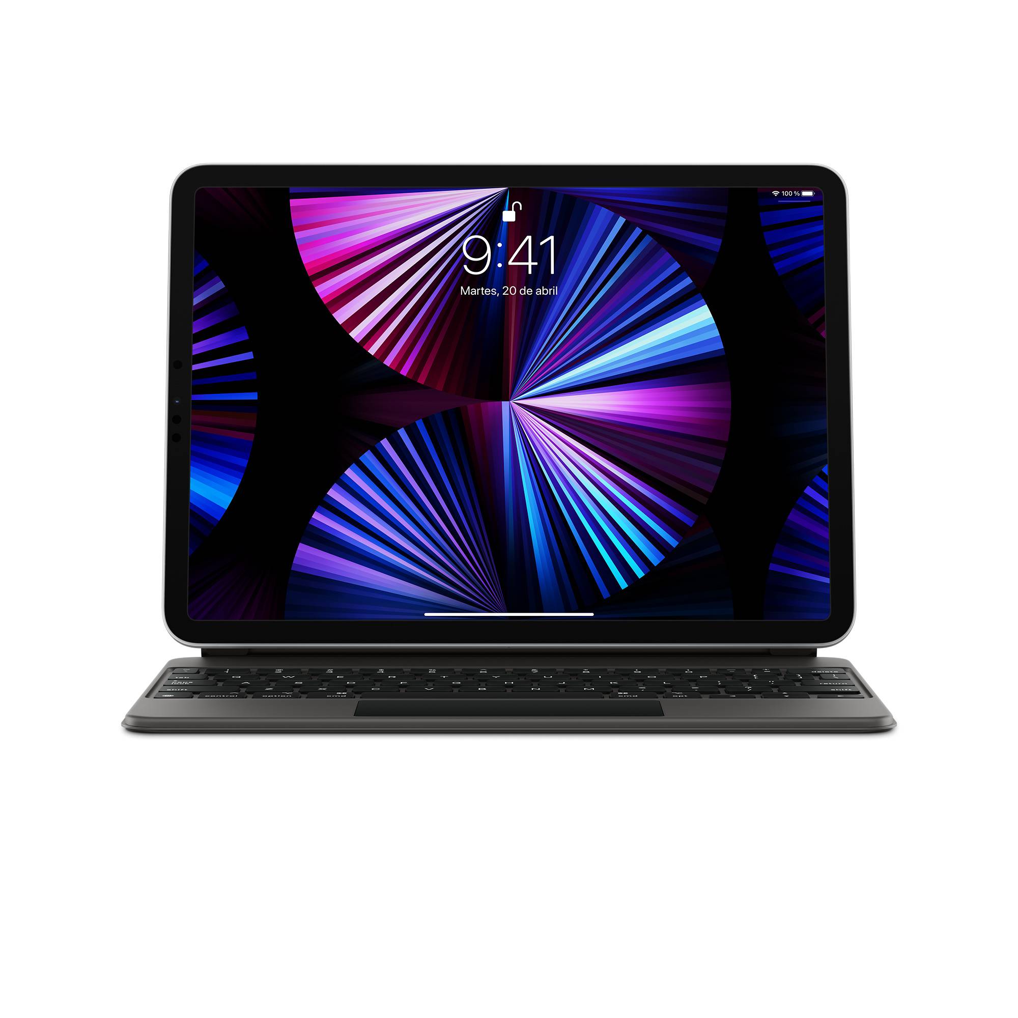 Apple MXQT2Y/A toetsenbord voor mobiel apparaat QWERTY Spaans Zwart