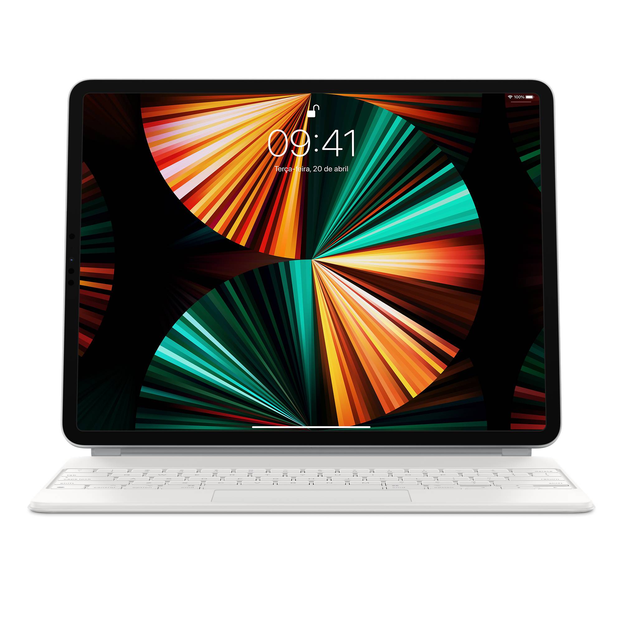 Apple MJQL3PO/A toetsenbord voor mobiel apparaat QWERTY Portugees Wit