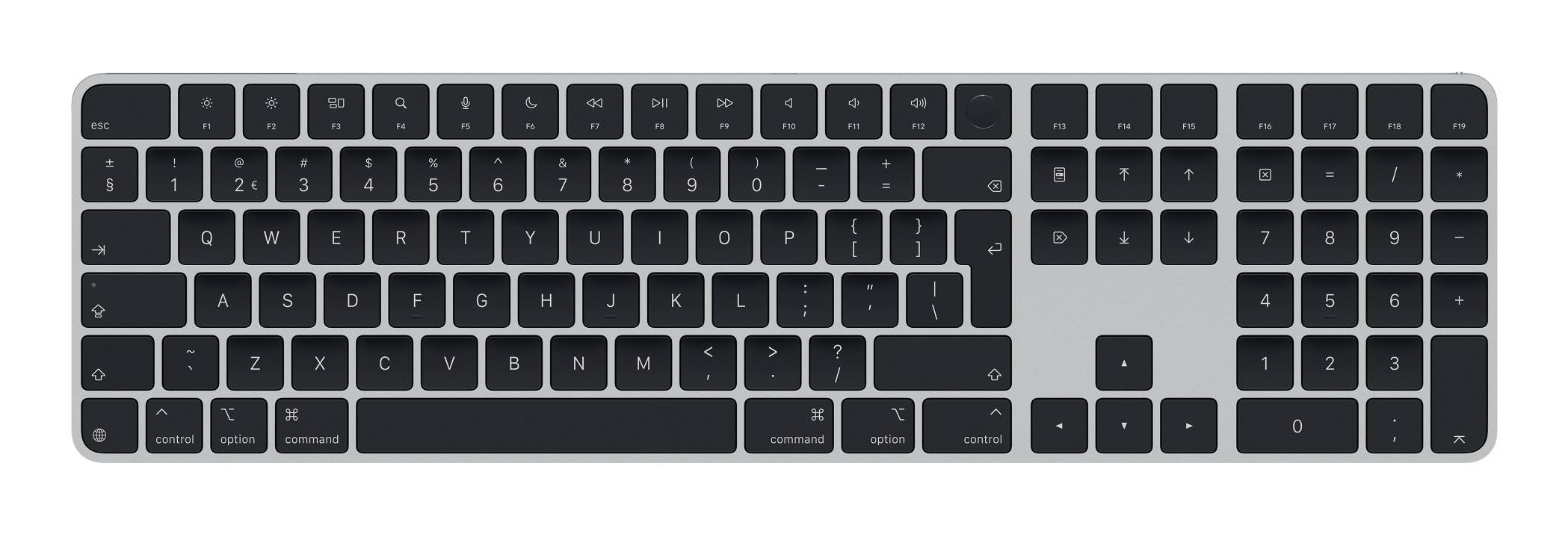 Apple Magic toetsenbord Universeel USB + Bluetooth QWERTY Nederlands Zwart