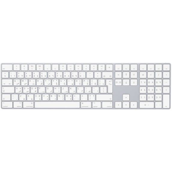 Apple MQ052AB/A toetsenbord Universeel Bluetooth QWERTY Arabisch Wit