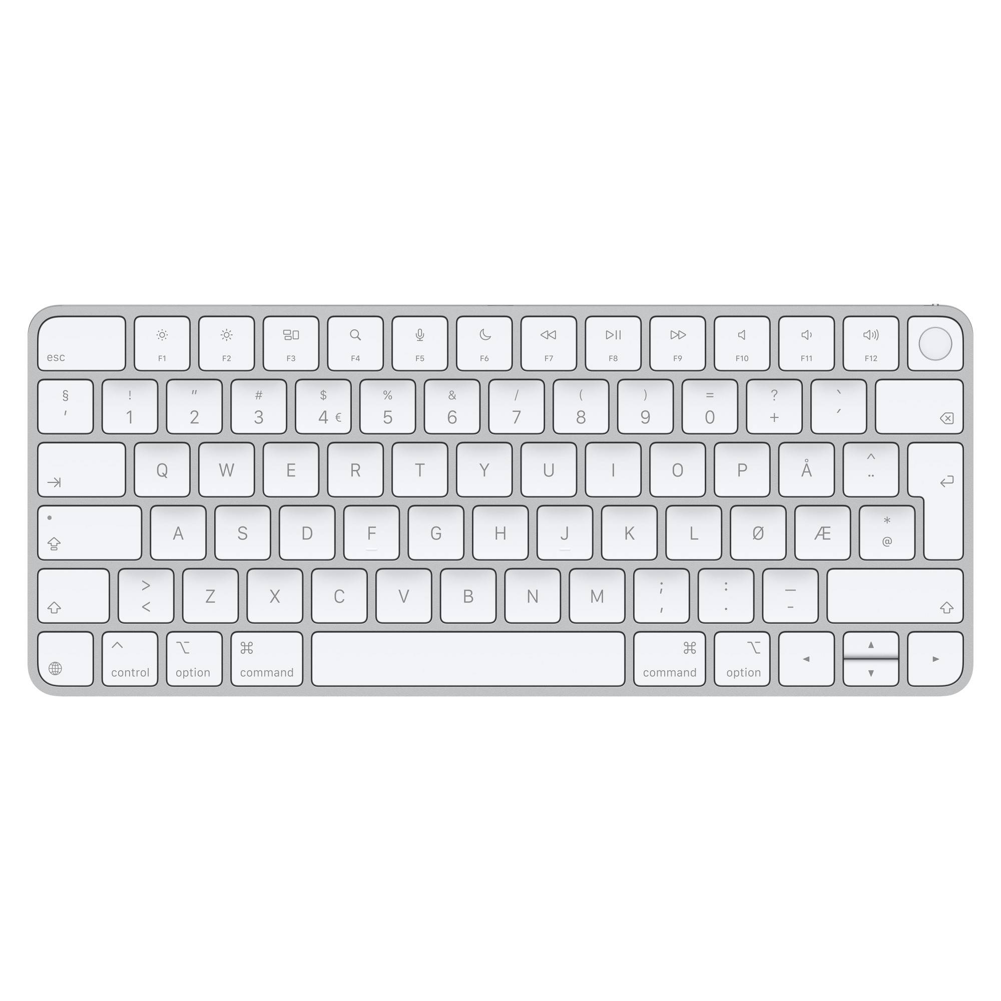 Apple Magic Keyboard met Touch ID voor Mac-modellen met Silicon - Noors