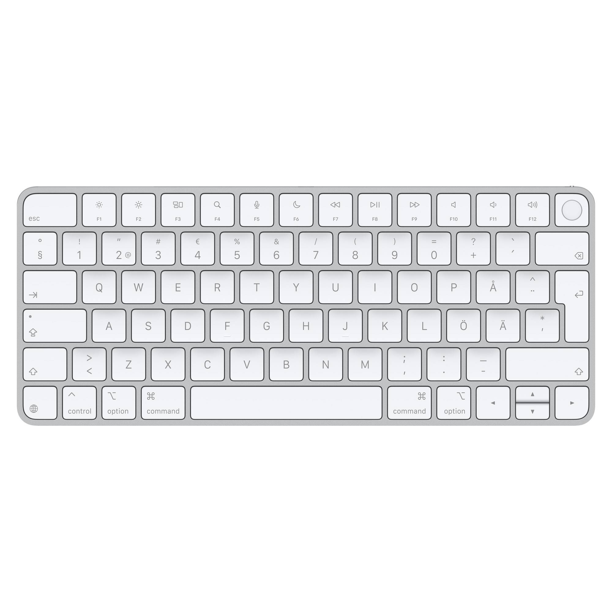 Apple Magic Keyboard met Touch ID voor Mac-modellen met Silicon - Zweeds