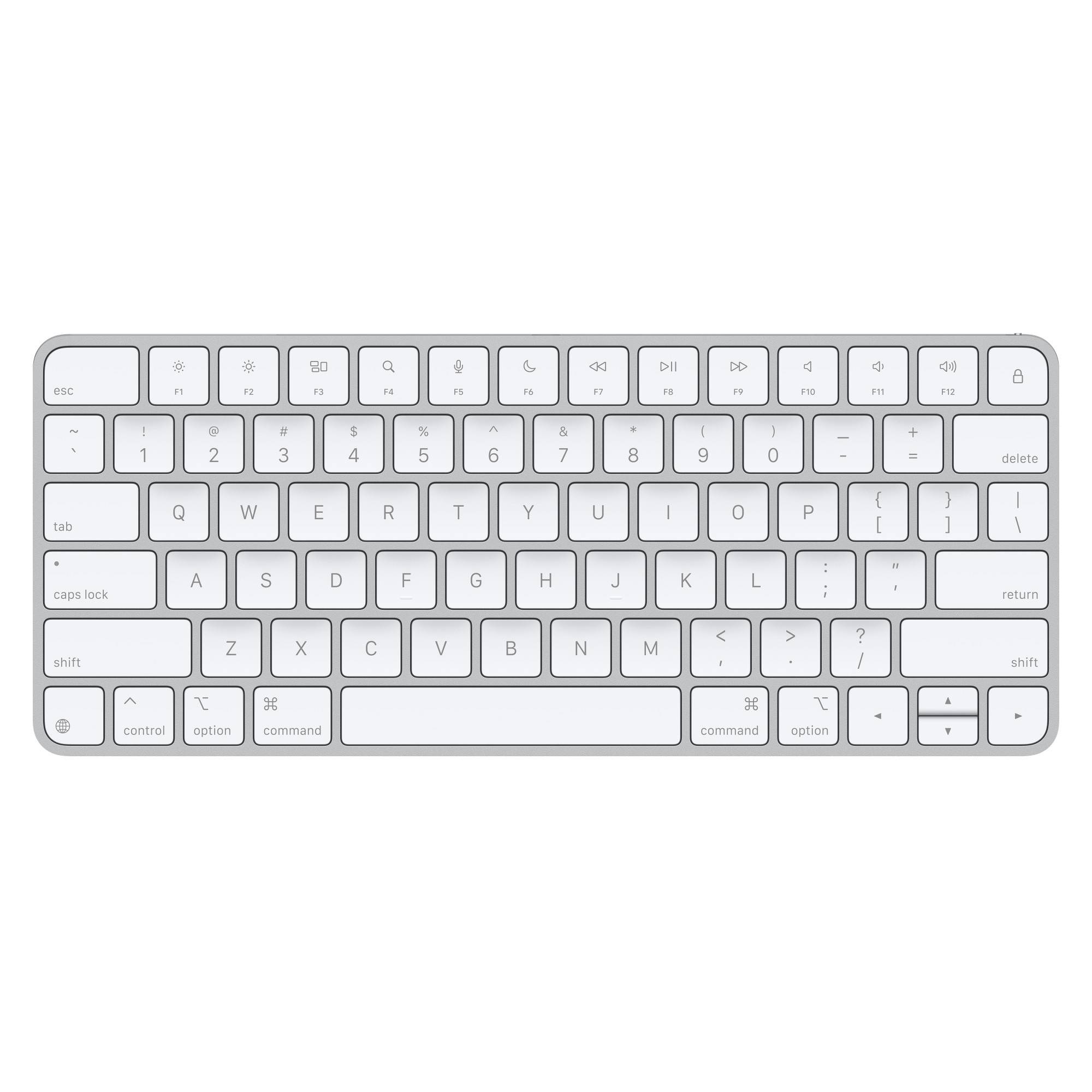 Apple Magic toetsenbord Universeel USB + Bluetooth QWERTY Amerikaans Engels Wit