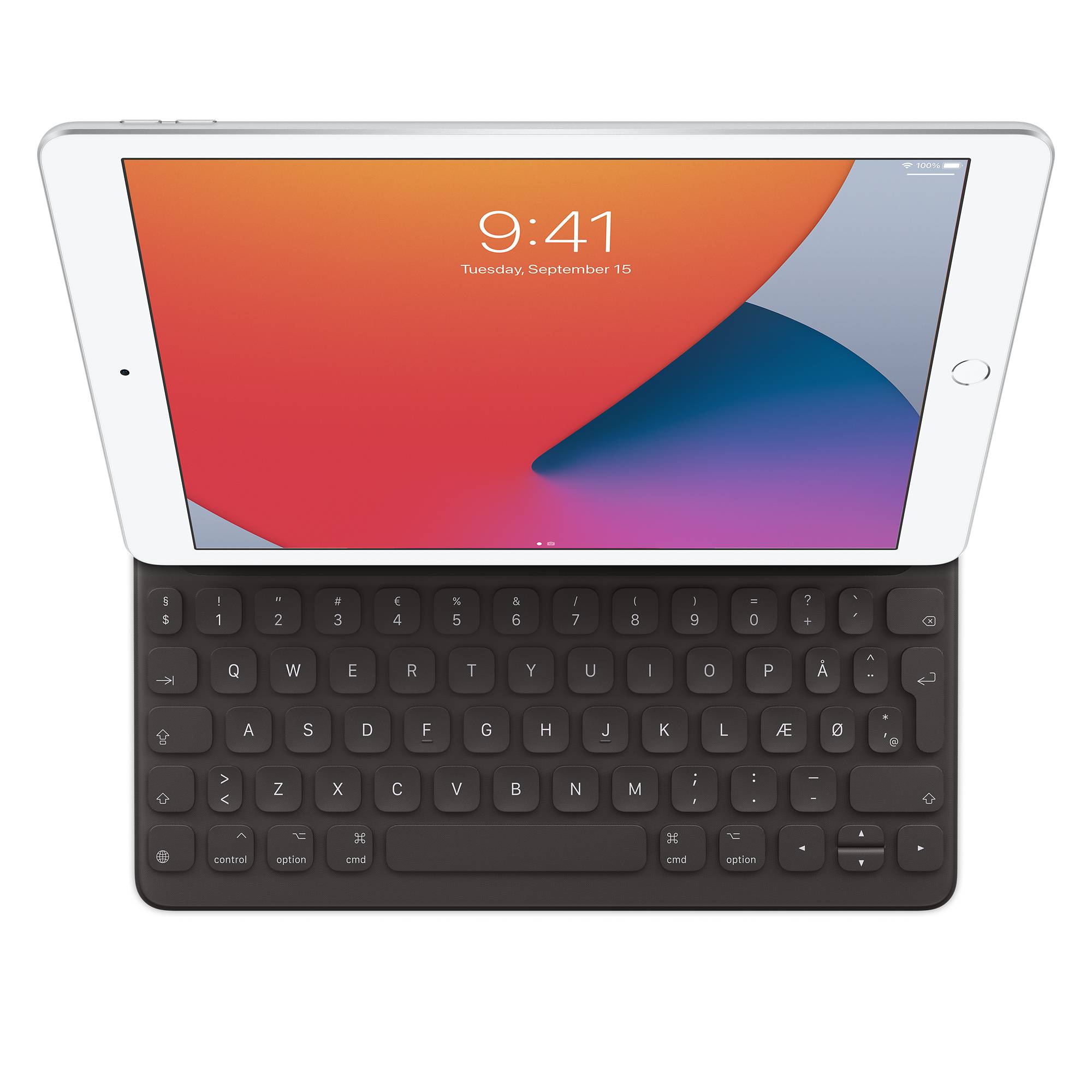 Apple MX3L2DK/A toetsenbord voor mobiel apparaat QWERTY Deens Smart Connector Zwart